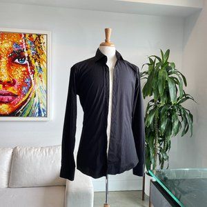 Indochino Dress Shirt (Black) Size L